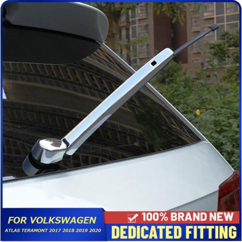 Car Styling For Volkswagen Atlas Teramont 2017 2018 2019 2020 Rear Window Wiper Cover Tail Windscreen Wipers Trim Strips