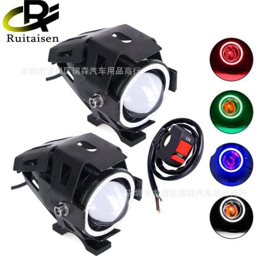 Motorcycle lights, electric car led headlights, modified fog lights, U7 laser cannon, angel headlights