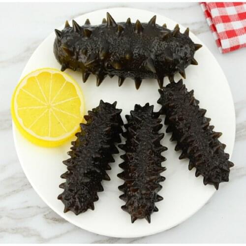 Home Crafts Figurines Miniatures PVC Simulation Sashimi Seafood Sea Cucumber Model Hotel Decoration