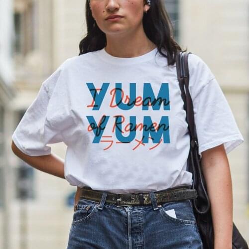 Funny Girl Summer Casual T-shirt Letter Printed White Short Sleeves Minimalist Style Women T shirt Top&Tees 100% Cotton