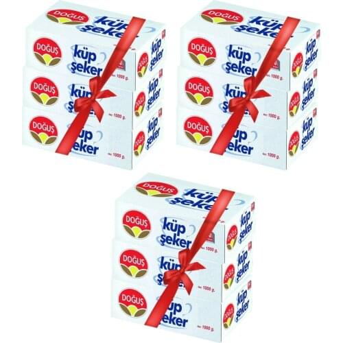 PERFECT WITH ITS WONDERFUL DRINK Dogus Cube Sugar 1000Gr. 405 Pcs. 9 Pcs. Package FREE SHİPPİNG