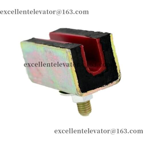 Red Elevator Guide Shoe Length Length 65mm Circular Groove Width 10mm Use for Schindler 1 Pack=4 Pieces