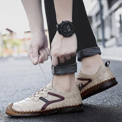 Mens leather loafers para casual white size summer classic informales cuero chinese hombre man male breathable casuales scarpe