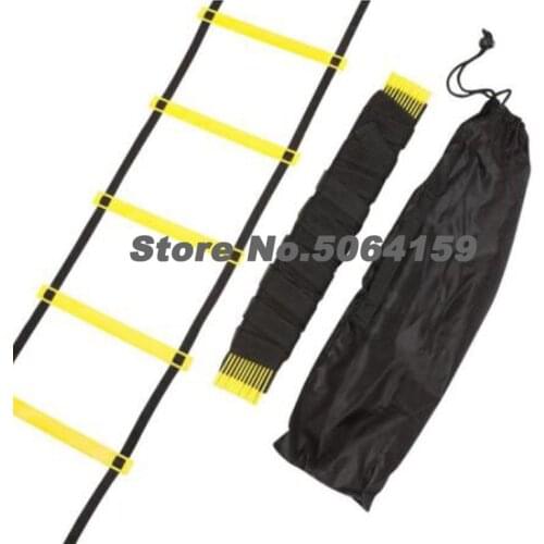 6-30 Rung Nylon Straps Training Ladders Agility Speed Ladder for Soccer Speed Ladder Fitness Equipment Including the backpack