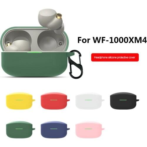 Latest Silicone Protective Cover Case For Sony WF-1000XM4 Wireless Earphone Headset Accessories Charging Box soft Cover