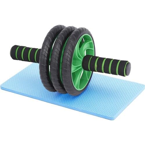 New Ab Roller Three-wheeled Abdominal Muscle Trainer For Fitness Workout Abdominal Muscles Training Home Gym Fitness Equipment