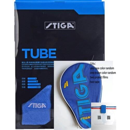 Original STIGA TUBE table tennis racket with 5 stars stiga table tennis rackets ping pong finished racket blade with rubber