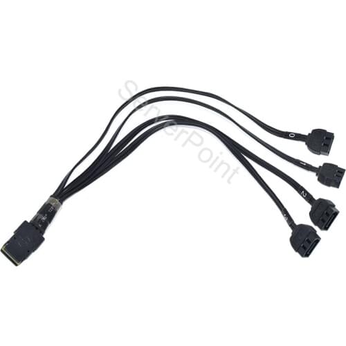 Genuine For HP 1ft SFF-8087 Mini SAS 1 to 4 SATA Female Cable 483508-003 Z620 Z640 Z820 Z840 Raid Cable