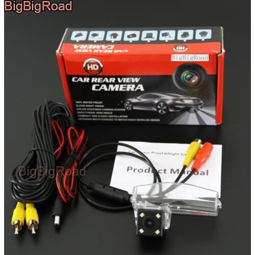 BigBigRoad Car Rear View Reversing Backup parking camera night vision waterproof For Mazda 2 3 Mazda2 Mazda3 Sport 2004- 2013