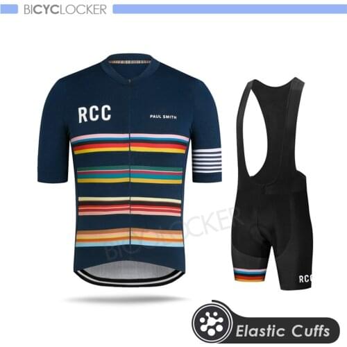 Rcc Road Bike Cycling Clothing Men Jersey Set Short Sleeve Paul Smith Team Uniform Summer Ropa Ciclismo New2021