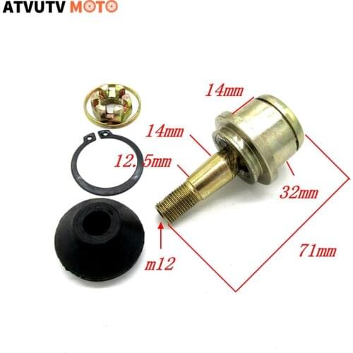 1pcs Ball Joint M12 12X14MM for 110cc 125cc 200CC 250CC Quad Dirt Bike ATV Buggy Go Kart Motorcycle Quad Bike Parts
