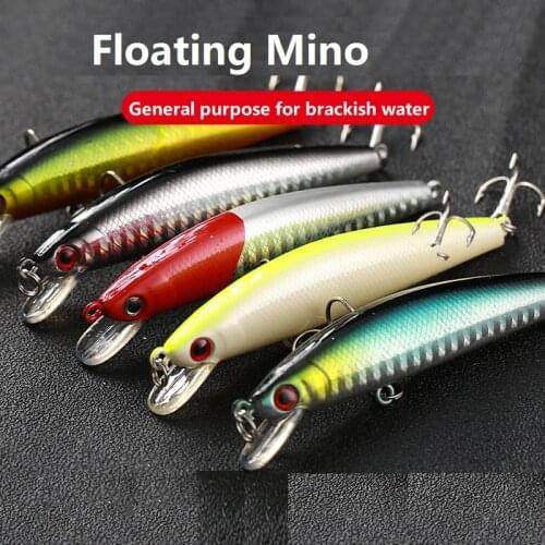 1pcs outdoors fishing Bionic Minor hard bait 8.5cm/8g Artificial 3D eyes Floating swing hard bait Parker lure hook fishing