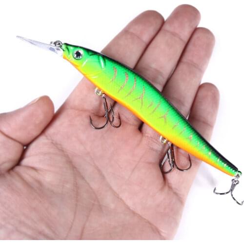 13.5cm 15.6g Multi-Colors Bionic Minnow Lure Artificial Bait Hard Bait Professional Fishing Lure Fishing Tackles diving 0.2-2M