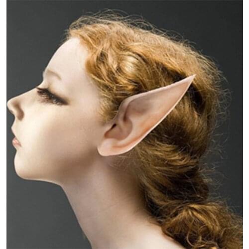 2021 Mysterious Angel Elf Ears Latex Ears For Fairy Cosplay Costume Accessories Halloween Decoration Photo Props Adult Kids Toys