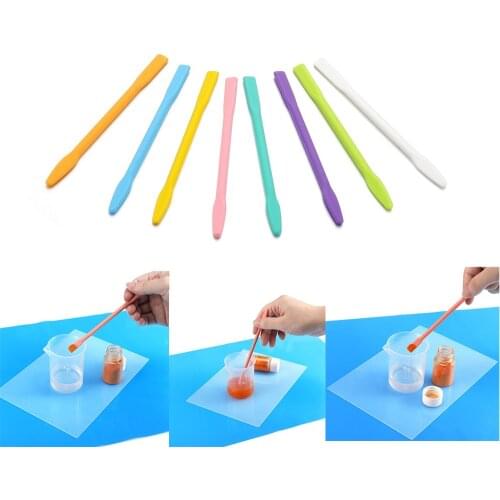 3Pcs 10 16 Cm Silicone Stirring Sod Mixed Resin Stirring Rod Liquid Coating Epoxy Resin For DIY Jewelry Making Tools Supplies