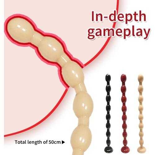 50cm Super Long Silicone Anal plug Butt Plug Prostate Massager Dildo Anus Masturbator Dilator Sex Toys For Couples SM Products