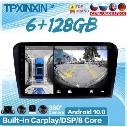 6+128 Android For Mazda 3 2006-2011 Car Stereo 360 HD Auto Surround View Camera Car Multimedia Player Stereo Radio GPS Navigtion