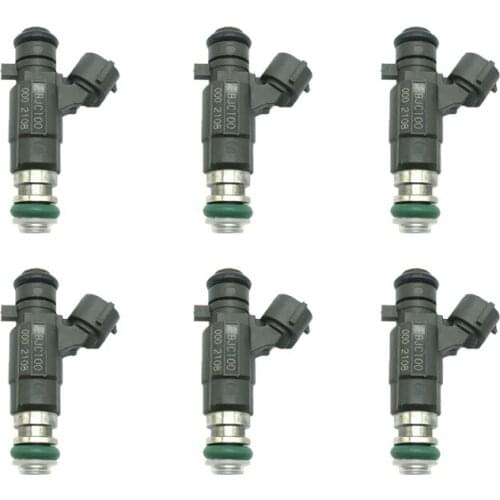 6pcs Fuel injector/Nozzle for Nissan for Infinity 2.0 3.0 3.5 V6 Engine OEM 16600-5L700 FBJC100