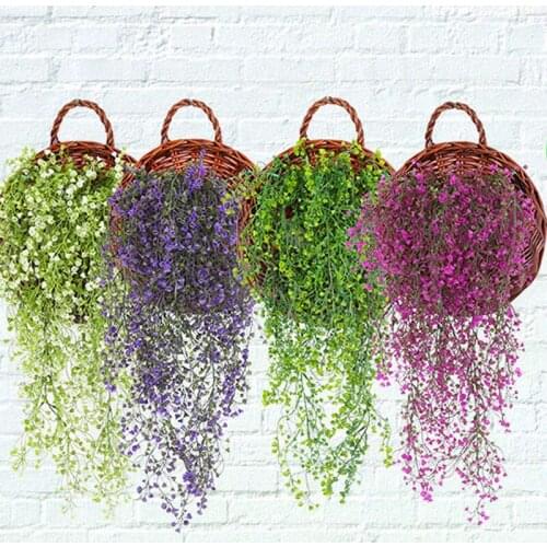 82cm Wisteria Artificial Flowers Hanging Garland Artificial Plants For Garden Wedding Decoration Valentines Day Home Party Decor