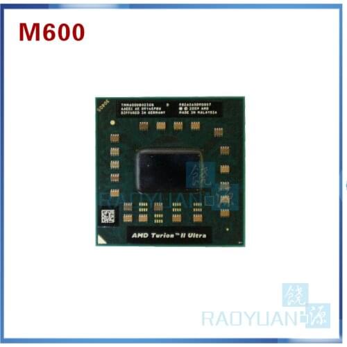 AMD Turion II Ultra Dual-Core Mobile M600 TMM600DBO23GQ 2.4G 2M cpu latop processor Socket S1