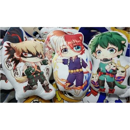 Anime My Hero Academia Creative Q version Super Soft Short Plush series Soft Stuffed Pillow Toy Gift