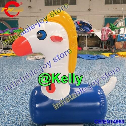 Free door shipping 4pcs horse + 1pc air pump, durable inflatable jumping horses, inflatable deby horses, inflatable pony horse