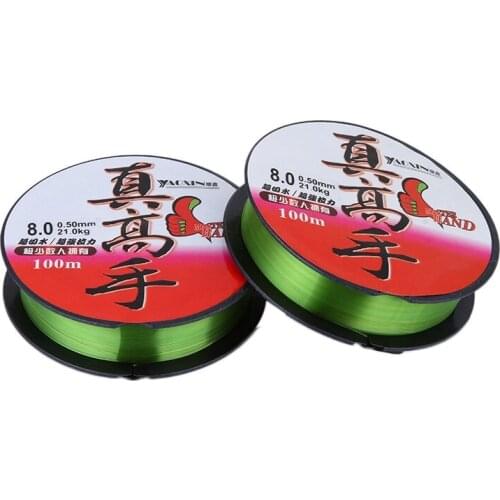 2021 Profession 100m Fluorocarbon Fishing Line Leader Wire Fishing Cord Accessories Flurocarbone Winter Rope Fly Fishing Lines