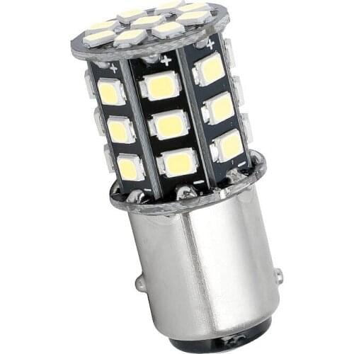 10Pcs 1157 P21/5W BAY15D 33 LED 2835 SMD Auto Tail Brake Lamps Parking Bulbs Car Daytime Running Light Red White Amber Yellow