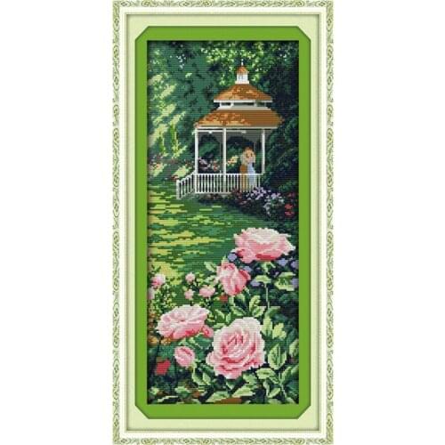 Like in heaven counted printed on the canvas 11CT 14CT DIY kit wholesale Chinese Cross Stitch embroidery needlework Sets