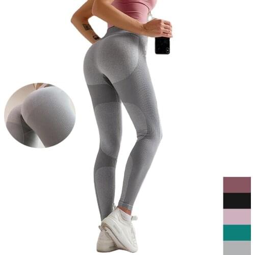 Yoga Pants Leggings Sports Womens Fitness Seamless Tights Sportswear Gym High Waist Sexy Peach Hips Breathable Pants