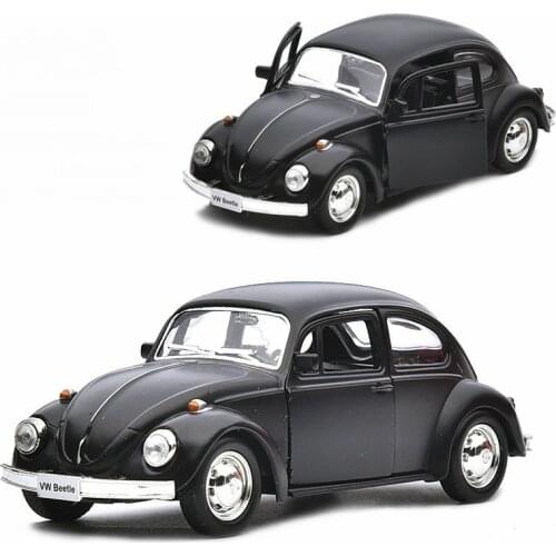 Beetle Car Model Toy 1/36 With Pull Back For Kids Christmas Gifts 1967 Alloy Diecast Classic Toy Collection