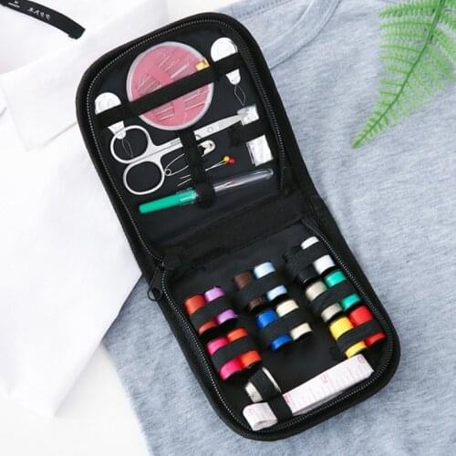 1set Sewing Box Kit Travelling Embroidery Sewing Needles Craft Quilting Stitching DIY Sewing Kits Mom Gifts