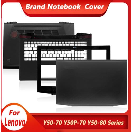 For Lenovo Y50 Y50-70 Non Touch AM14R000400 With Touch AM14R000300 Laptop LCD Back Cover/Front bezel/Hinges/Palmrest/Bottom Case