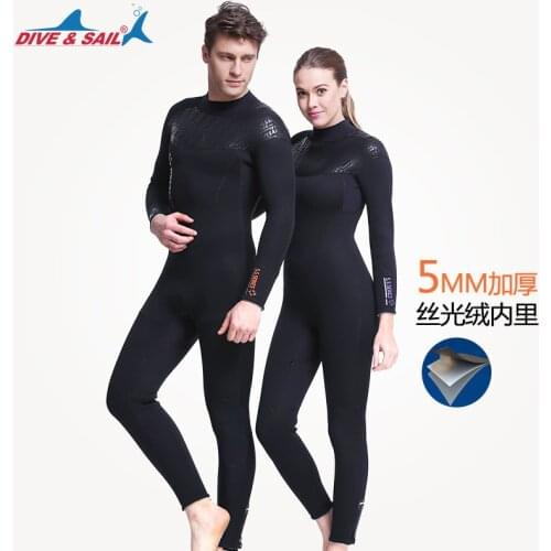 New Men/women 5mm Diving Neoprene Wetsuit for Swimming Surf Men Scuba Equipment Split Suits