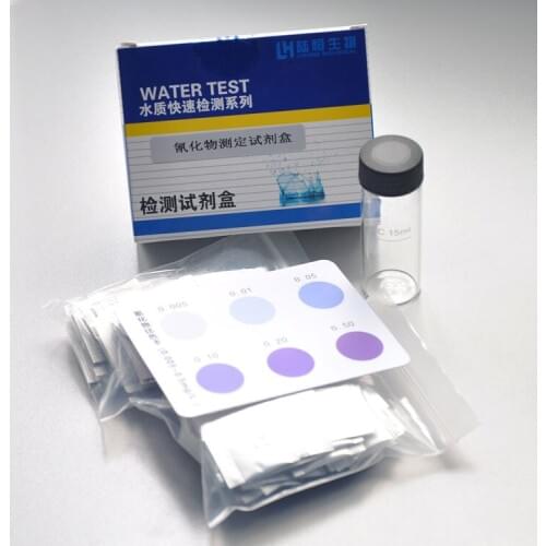 Determination of Cn concentration in electroplating wastewater of 0.005-0.5mg/L test kit for cyanide determination