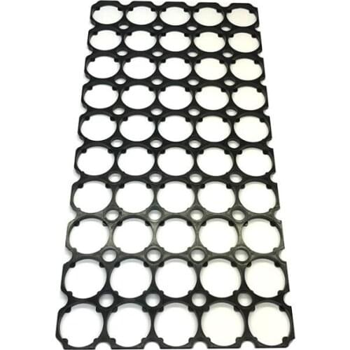 15pcs/lot MasterFire 5*10 32650 Batteries Spacer Radiating Holder Bracket Black Plastic Battery Storage Box Holder Brackets