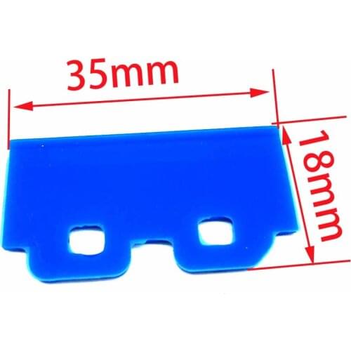 10pcs Wiper Blade for Epson Mimaki JV33 / CJV30 / JV150 / JV300 DX5 DX7 Roland Mutoh printer Printhead Blue Wiper