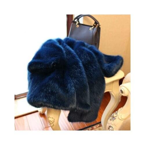 New 2022 Style High-end Fashion Women Faux Fur Coat S2055