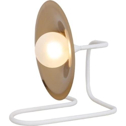 Nordic modern minimalist table lamp creative speaker shape e27 bulb light desk lamp living room bedroom reading lamp fixture