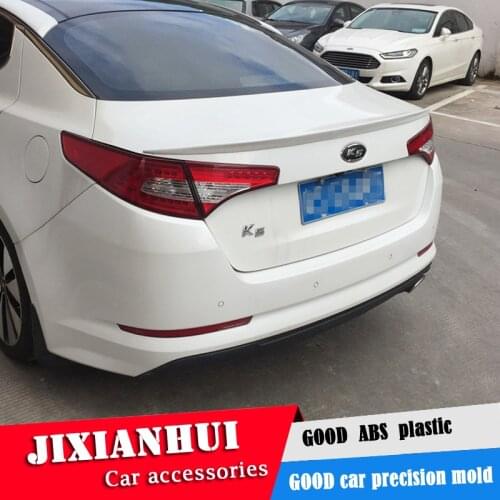 For Optima Spoiler 2011-2013 Kia Optima K5 Spoiler YCK ABS plastic Material Car Rear Wing Color Rear Spoiler