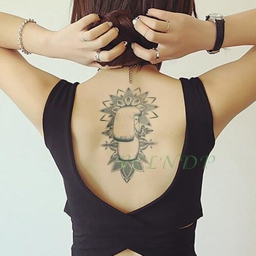 Waterproof Temporary Tattoo Sticker Shy Little Girl Lovely Cute Fake Tatto Flash Tatoo Hand Arm Foot Tato for Women Men