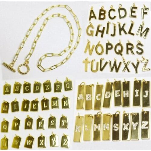 13 Pcs Free combination letters necklace 45 cm length leave us the letters you like we will pick for you