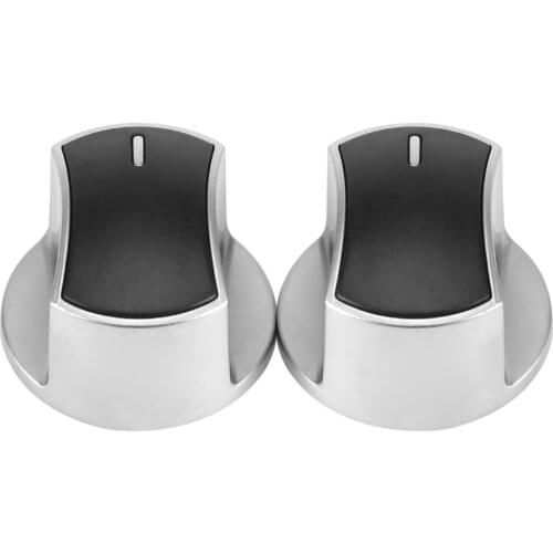 2pcs Universal Gas Stove Cooker Part Panelas Wok Control Knobs Replacement Metal Switch For Gas Stove Kitchen Cooking Accessory