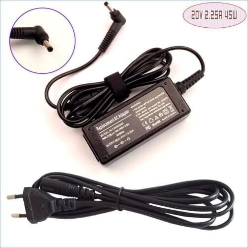 Laptop Netbook Ac Adapter Power Supply Charger 20V 2.25A For Lenovo Chromebook N22 100S 80YN