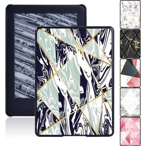 Shape Pattern Tablet Back Shell For Kindle Paperwhite 1/2/3/4/Kindle 8th Gen 2016/10th Gen 2019 Lightweight Plastic Hard Case