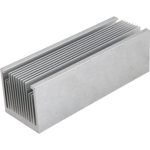 HOT-Aluminum Radiator 50x50x150MM Dense 14 Tooth Heat Sink for Power Amplifier Heater