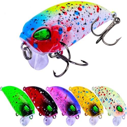 1Pcs Fishing Lures Artificial Fishing Hard Plastic Baits 5.3CM 8.5G Fishing Crankbait Popper Lures