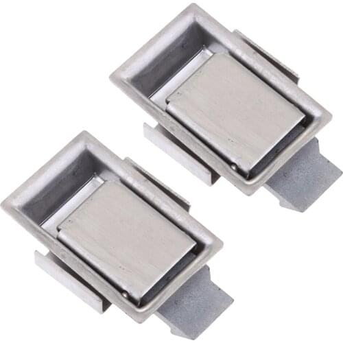 Paddle Lock Stainless Steel Mini Flush Lock 43x28mm Horsebox Lockers Trailer