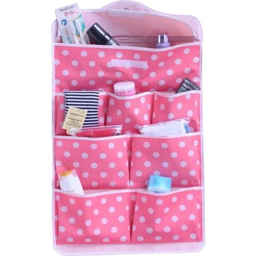 Multi-function Closet Hanging Organizers Storage Bag 8 Pockets for Underwear Socks Bra Daily Necessities Hanging Pouch