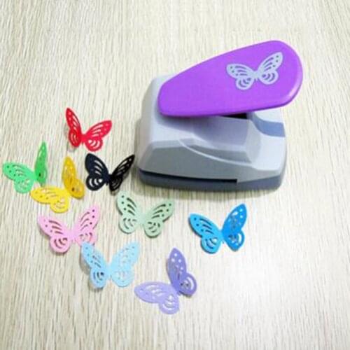 New DIY Children Toys Butterfly 3D Shape Board Punch Paper Cutter For Greeting Card Scrapbooking Machine Handmade Hole Puncher